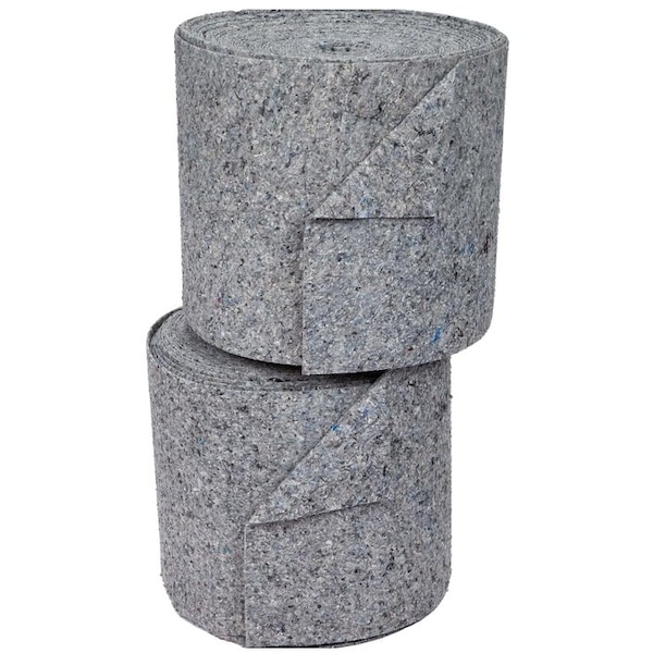 Absorbents Midwest Sorbent Roll, Universal, 18 ft x 150 ft, Gray, Recycled Material, 2 PK TR18-144 - main